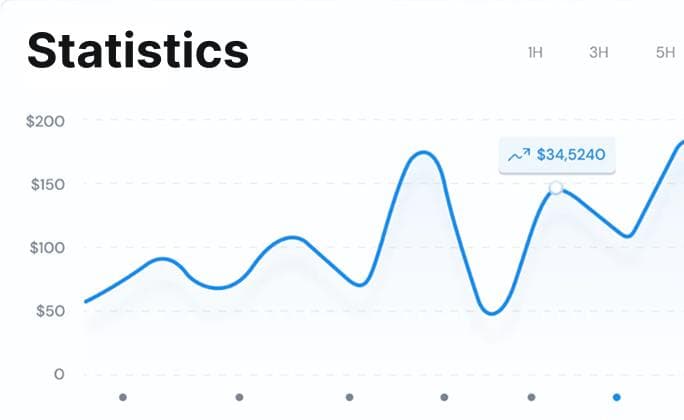 A graph showing reduced financial fraud